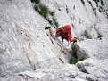 Possibly the most popular route in Paklenica: Mosoraški smjer.